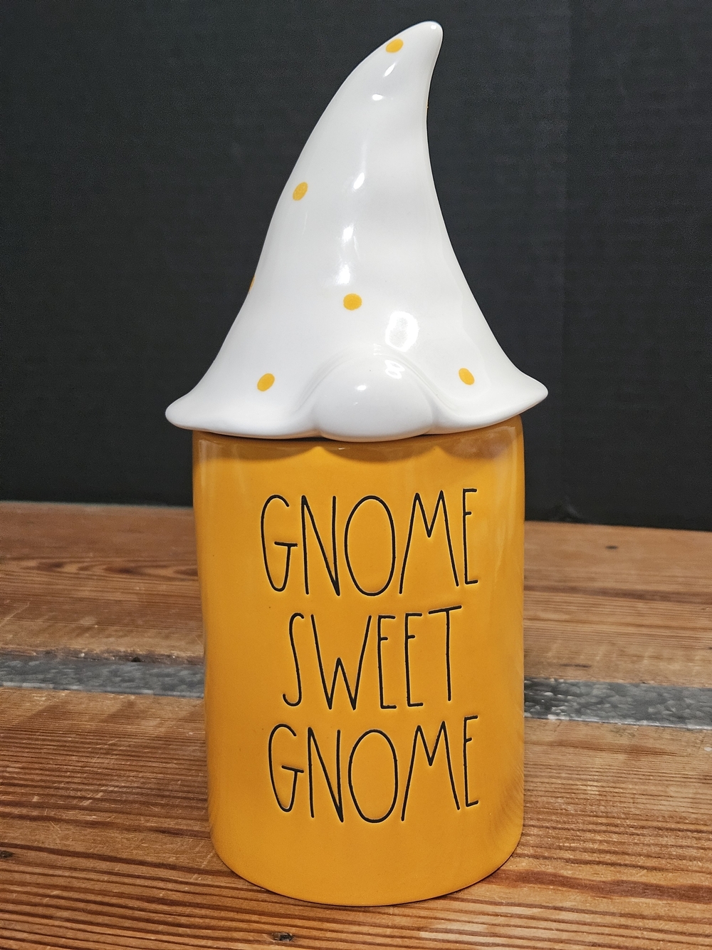 DW Home Ceramic Candle Jar in Bright Yellow